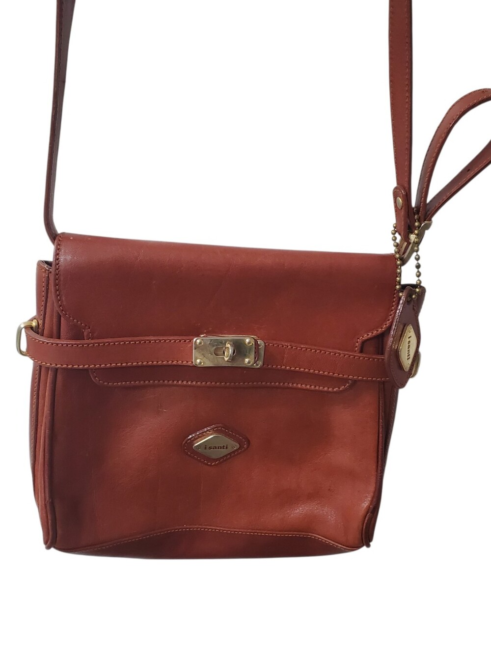 Classic Italian Leather Crossbody Bag